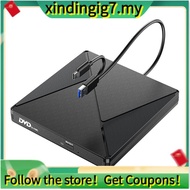 【】External CD/DVD Drive,Portable DVD Reader Writer ROM Drive,CD Burner External Disk Drive for Lapto