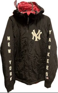 NER ERA X MLB New York Yankees 雙面外套 黑色 粉紅色迷彩 綿褸 綿外套