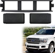 Front Bumper Lower Grille Panel Cover Kit, Replacement for 2018-2020 Ford F-150, Part # JL3Z-17E810-