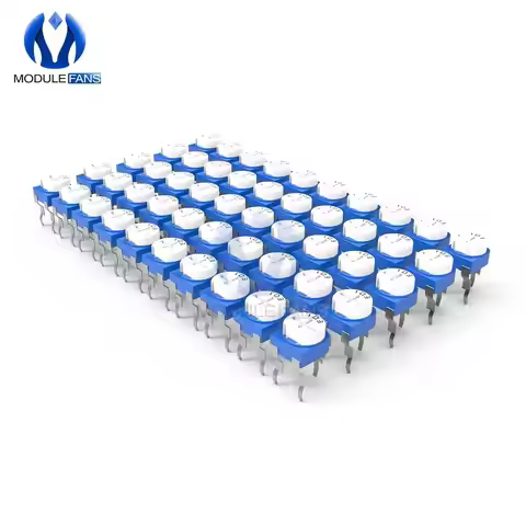 100PCS RM065 RM-065 Trimpot Trimmer Potentiometer Variable Resistor 100R 200R 500R 1K 2K 2.2K 3K 5K 