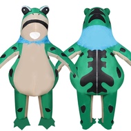 ชุดเสริมพลังกบสำหรับเด็กและทารก/Frog ชุดกบ CODcosplay ชุดจั๊มสูทตุ๊กตาฮัลโลวีนกบเป่าลมสำหรับผู้ใหญ่ชุดชุดคอสเพลย์กบตุ๊กตาเดินเสื้อผ้าสำหรับเด็กตุ๊กตาการ์ตูนตลก