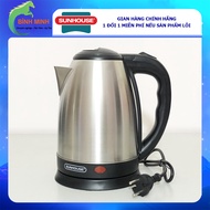 Ấm Siêu Tốc Inox 1.8 Lít Sunhouse SHD1182 - Hàng Chính Hãng (Bảo Hành 12 Tháng)