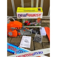CHAINSAW 598 NEW WEST 22" BAR 55CM CHAIN 72X38T FULLSET READY TO USE MEDIUM SENSO 22 INCH 598 NEW WE