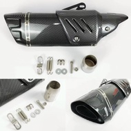 UNIVERSAL 51MM RACING MUFFLER BOX AKA AKRA R1M MOTORCYCLE EXHAUST PIPE R15 MT15 R25 MT25 NINJA250 Z2