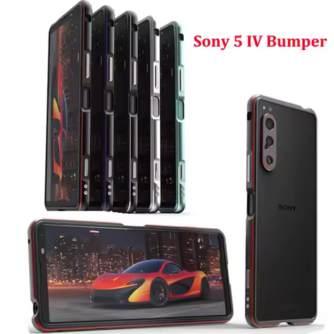 Case For Sony Xperia 5 IV 5IV Deluxe Bumper Ultra Thin Aluminum Metal Cover for Sony Xperia 5IV with