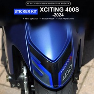 S 400 S400 For Kymco Xciting S 400 S400 2019 Stickers Kit Motorcycle 3D Sticker Waterproof Decal Xci