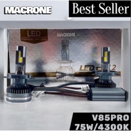 Innova car led headlamp H4 MACRONE V85PRO 75W 4300K 1 year warranty