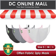 Offen Fabric 3ply Face Mask 1's (Size: S / M / L)