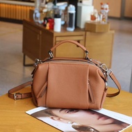 Royal Bagger TOGO Cowhide Handbag for Women Fashion Shoulder Crossbody Bag Genuine Cow Leather Doubl