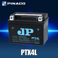 Pinaco JP 4L Vrla Motorcycle Battery, 12v-3.5ah, 113x70x85mm for Mio Soul / Skydrive Sniper 150