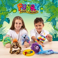 Tangle Furry Fidgets - New! TANGLE Furry Fidget Friends Zonk The Monkey, Soft Colorful Plush Sensory