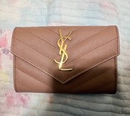 Saint Laurent YSL Envelope Wallet peach