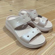 รองเท้าแบบสวมส้นสูงCrush sandal ชายหาดผู้หญิงแบบหนา  มีให้เลือกหลายสี