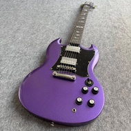 Gibson SG Electric Guitar Purple Body Bat Inlay Fingerboard Professional Guitar