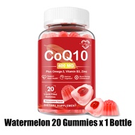 Softher Coq10 วิตามิน กัมมี่ Coenzyme Q10 Gummies อาหารเสริม for หัวใจ สุขภาพ Boost ภูมิคุ้มกัน และ 