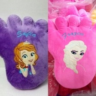 Disney Princess Character Foot Pillow Sofia The First Frozen Elsa