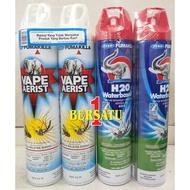 PALING MURAH : FUMAKILLA VAPE AERIST / H2O WATER BASED AEROSOL 585/600ML X 2
