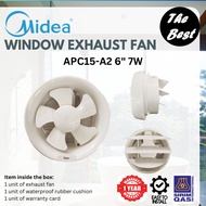 MIDEA | Ceiling Exhaust Fan H1901-F40 10 Inches 38W / Window Exhaust Fan Automatic APC15-A2 Glass Ce