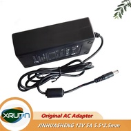 Genuine Original JINHUASHENG RS-05/12-S335 AC DC Adapter Charger 12V 5A 60W Power Supply 5.5*2.5mm