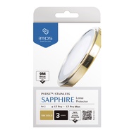 IMOS ฟิล์มกระจกเลนส์กล้อง Sapphire Len Protector Stainless ใช้สำหรับ iPhone 17 Series แหวนกันรอยเลนส