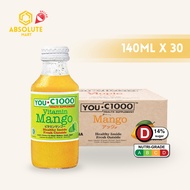 YOU C1000 Vitamin Mango 140ML X 30 (GLASS)