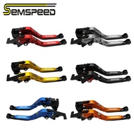 SEMSPEED Motorcycle CNC Folding Extendable Long Brake Clutch Handle Lever For Honda NC700X NC700S NC