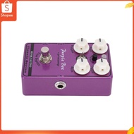 Btuty Purple Box Guitar Effects Pedal  Overdrive Preamp Boost Compressor with 30dB Clean and Dual Ba