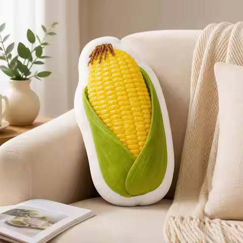Simulation Green Corn Plush Pillow Cushion Funny Stuffed Throw Pillow Home Decor Gift Sofa Bed Resta