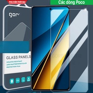 Cường lực Gor Poco X3 / X3 Pro / X5 5G / X5 Pro / X6 Pro / X6 / X7 Pro trong suốt trơn mượt hạn chế