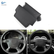 Car Steering Wheel Black Leather Thread Cover Trim Accessories For Honda CR-V CRV 2002 2003 2004 200