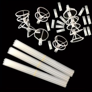 (YM) READY BOBO BALLOON STICK / TRANSPARENT PVC BALLOON STICK / CLEAR WHITE BALLOON STICK / MOST COM
