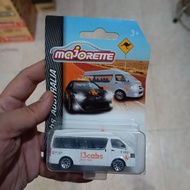 MAJORETTE TOYOTA HIACE WHITE 13CABS MAXI TAXI