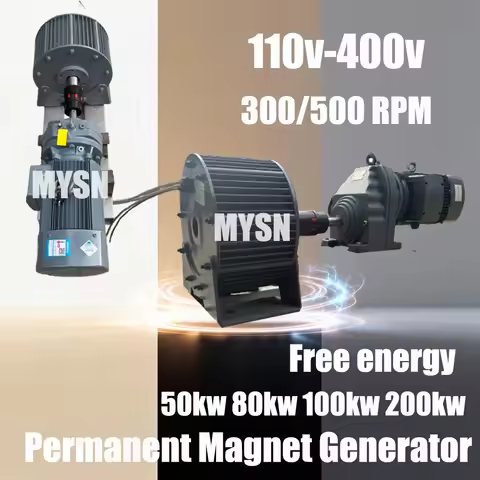 80KW 220V Free Energy Generator 100KW 400V Permanent Magnet Generator Low RPM Alternator For Wind Tu