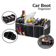 Foldable Car Boot Storage Bag Car Organizer Compartment | Beg Simpanan Boot Kereta Beg Barang Kereta