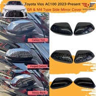 Toyota Vios 2023-Present Gen4 AC100 GR Type Side Mirror Protector Cover Vios 2025 Car Accessories