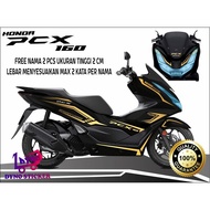 Stiker PCX 160 New Cutting sticker PCX Striping pcx 160 (PCX-1DYNO) gold