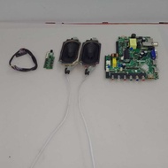 XMA-LE32DO1UM 32" TV MAIN BOARD, POWER BUTTON, LVDS CABBLE AND SPEAKER