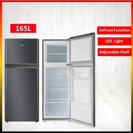TCL 165L Two-Door Top Mounted Refrigerator Mini Fridge TRTM-W1650S1