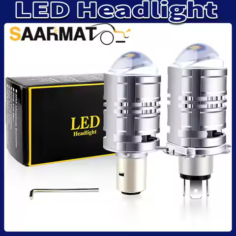 1pc No Error Canbus LED Projector Lens H4/HB2/9003 Headlight Bulb BA20D HeadLamp Low High Beam For H