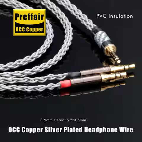 8Core HE1000se Cable 3.5/2.5/4.4/3.35mm to 2* 3.5mm Headphone Cable SUNDARA Ananda Sundara HE400SE H