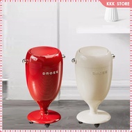 [Wishshopefhx] Trash Can with Universal Wheels 54 cm Tall Waste Bin Dustbin with Press Lid