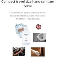 Hand Sanitizer Compact Size(50ml) - Pocket Hand Sanitizer 75% Alcohol Gel No Sticky