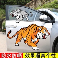 Shop Car Tiger Stickers Block Scratches Cover Car Stickers Year of the Tiger Unique Creative Car Doo