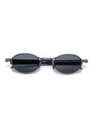 A. SOCIETY ATLAS METAL OVAL SUNGLASSES