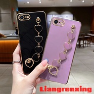 Casing iphone 6 iphone 6s iphone 6 plus phone case Softcase Electroplated silicone shockproof new design Love Bracelet for Girls DDAX01