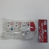 MD/APRO /DR /PEAK/CEMERLANG Trailing socket 13a - EXTENSION CABLE WIRE 3g 2m 4g 2m 5g2m 3g5m