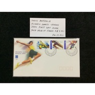 2004 Australia Olympic Games-Athens 2004  First Day Cover. Face Value Of Stamps A$3.80