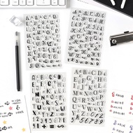 Creation Word Count Set Transparent Alphanumeric Silicone Seal Cross-border Case Cartoon Alphanumeri