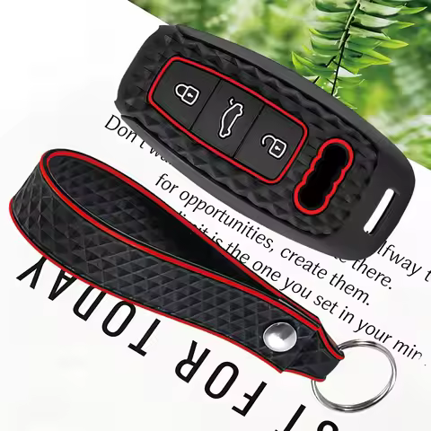 Silicone Car Smart Key Case Cover For Audi A3 8Y A4 A6 A7 A8 E-tron Q5 Q8 C8 D5 Auto Styling Protect