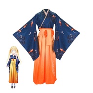Kumpulan ZHololiveEN Amelia Watson Kostum Cosplay Ame Amelia Cosplay Kimono Pakaian Wanita Cosplay